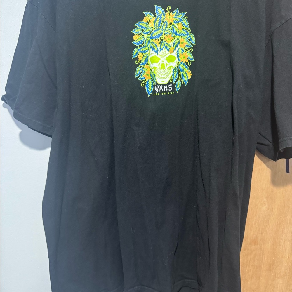Vans Black Graphic T-Shirt for Men